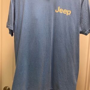 Comfort Colors Jeep Girl Graphic Tee Blue Retro Jeep Shirt Medium